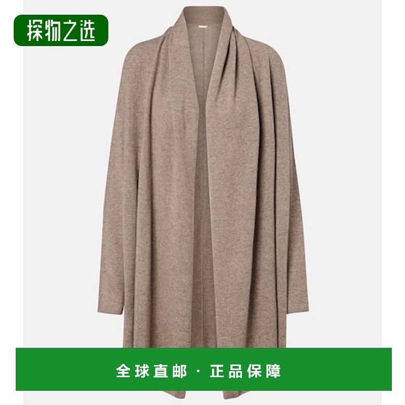 香港直邮The Row 女士 Merin 羊绒针织开衫 beige米色 舒适时尚