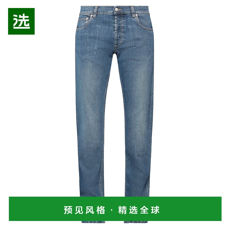 香港直邮mcqueen 亚历山大·麦昆 男士 牛仔长裤