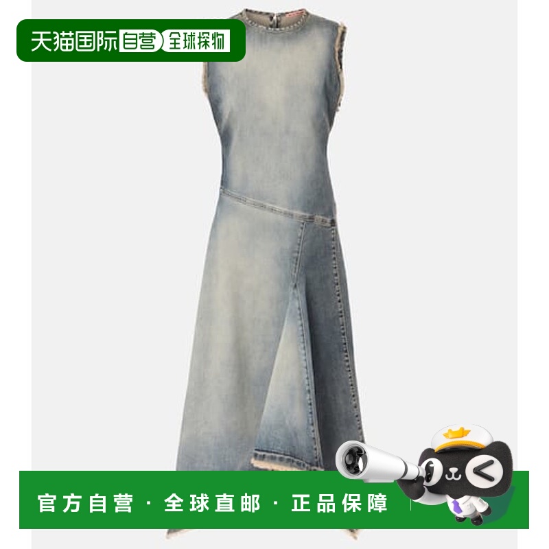 1h可退 香港直邮Acne Studios 艾克妮 女士 牛仔中长连衣裙