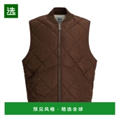 香港直邮Stussy 斯图西 男士 1h可退 绗缝拉链保暖背心 115862