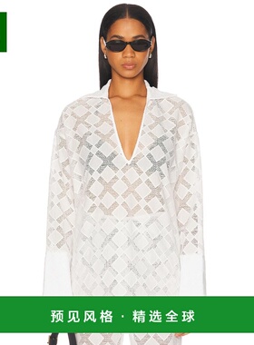 1h可退 香港直邮TOVE 女士 Luisa 上衣 TVB126WHT white白色 舒适