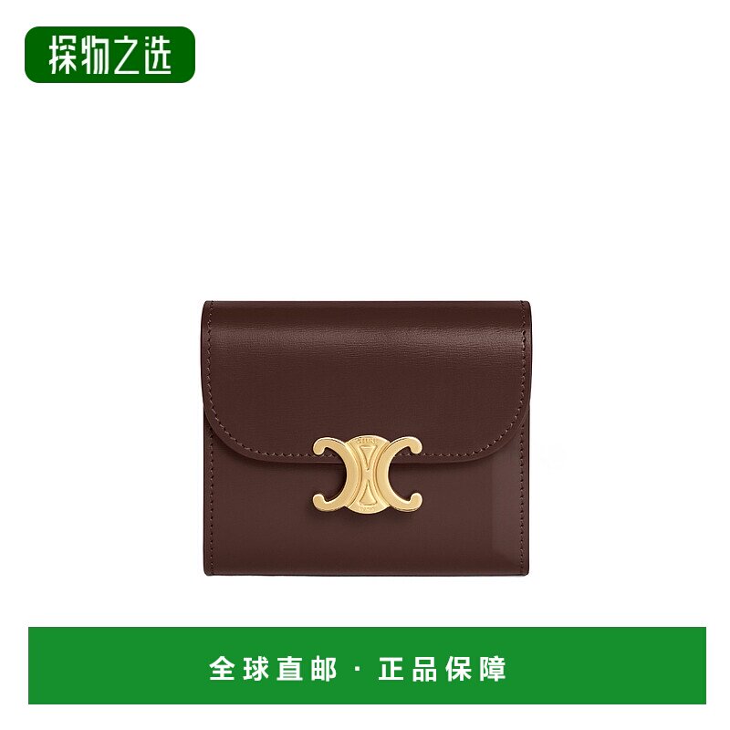香港直邮Celine TRIOMPHE 小号亮面钱包 10D783DPV.