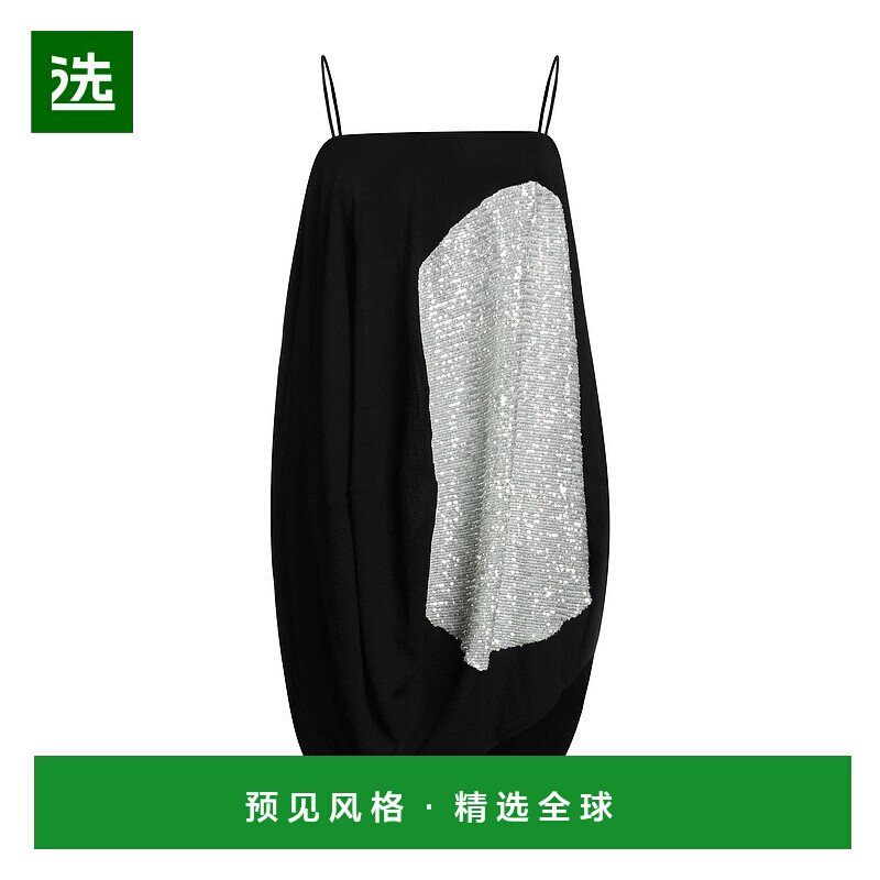 香港直邮Nina Ricci 莲娜丽姿 女士 高雅连衣裙 black黑色 舒适时