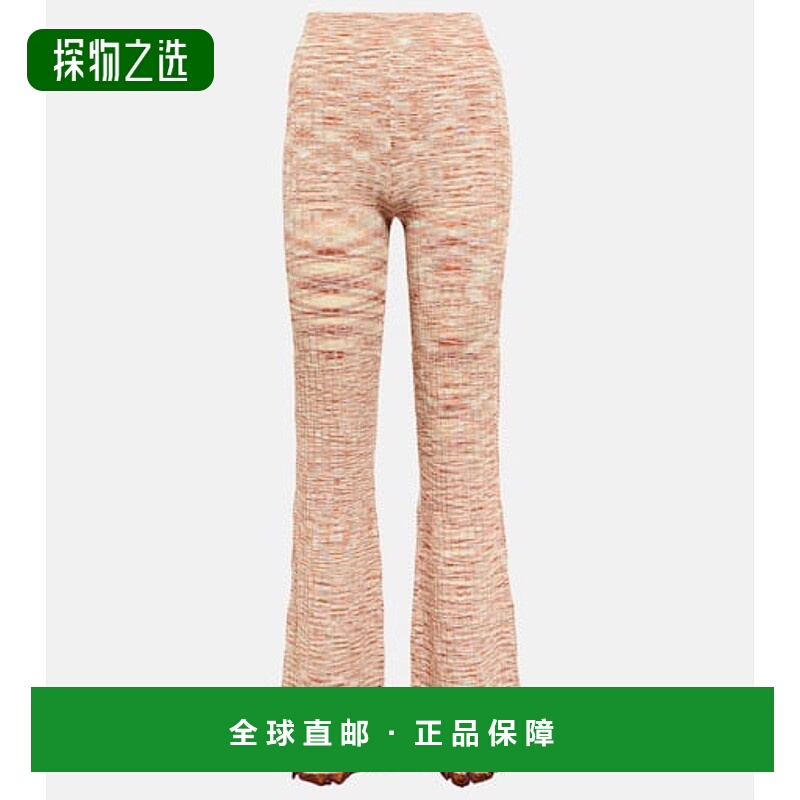 香港直邮Simkhai 女士 Grayson 罗纹针织长裤 colorful花色 舒适