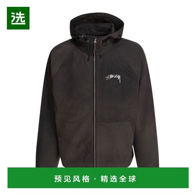 1h可退 香港直邮Stussy 斯图西 男士 Beach Shell 拉鍊夾克 11574