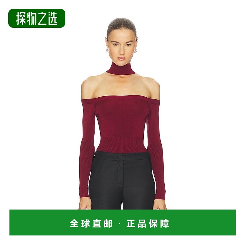 香港直邮Simkhai 女士 Lila 露肩上衣 6252037K red红色 舒适时尚