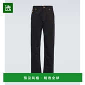 香港直邮Versace 范思哲 男士 1h可退 精饰中腰直筒牛仔裤 001180
