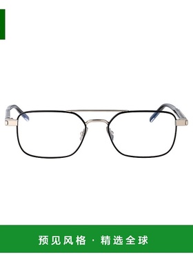 香港直邮SAINT LAURENT 男士眼镜 SL780003 SS2025 黑色 全框平光