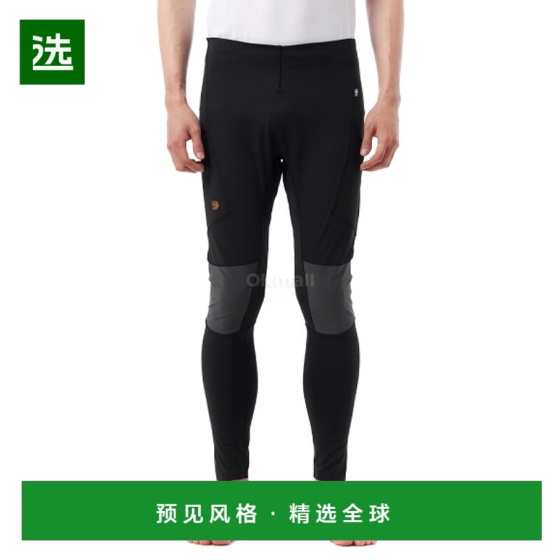 韩国直邮fjallraven瑞典北极狐休闲裤男女黑色长款锻炼训练瑜伽裤