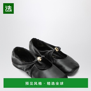 香港直邮LOEWE 罗意威 女士 PEBBLE 纳巴革芭蕾平底鞋 L815466X46