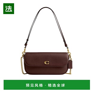 CAN90蔻驰斜挎包手提包单肩包 翻盖链条包 香港直邮Coach Brook