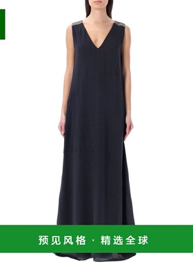 1h可退 香港直邮Fabiana Filippi 女士 V领无袖连衣裙 ABD273W223