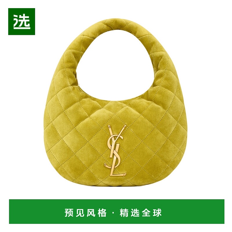 香港直邮Saint Laurent ICARINO绗缝绒面革手袋 8516891U807