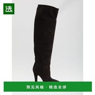 1h可退 香港直邮Paris Texas 女士 ELSA 绒面革靴子 PX1786XV0ELE