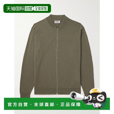 1h可退 香港直邮John Smedley 男士 16.Singular 美利奴羊毛拉链