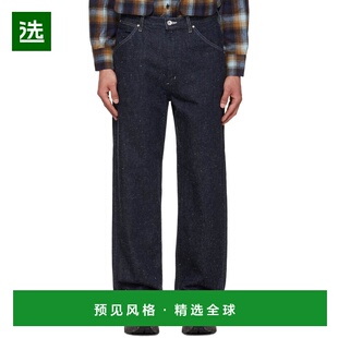 1h可退 香港直邮South2 West8 男士 海军蓝 5P 牛仔裤 RW601