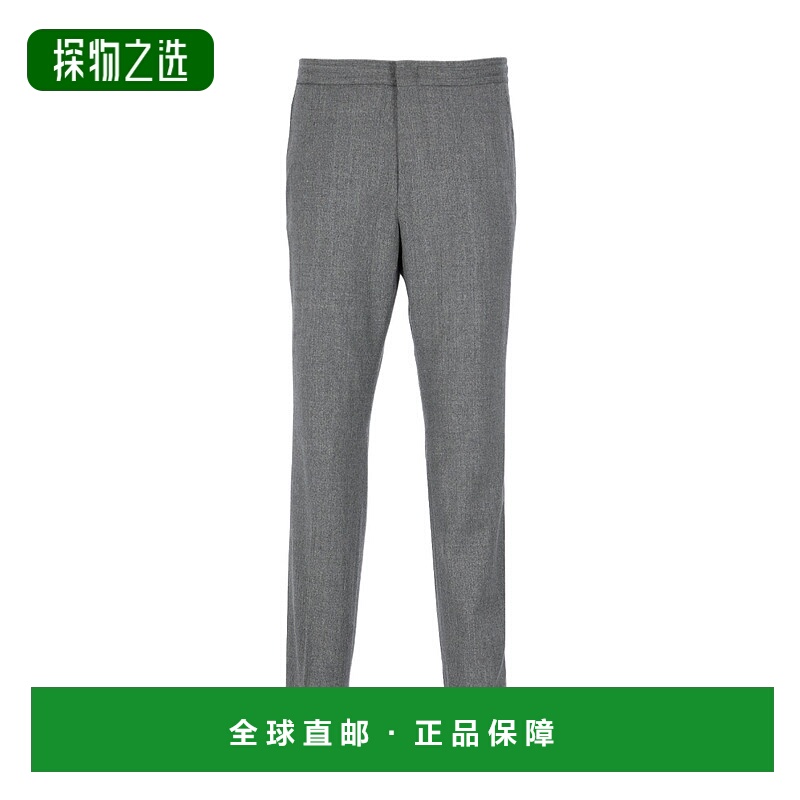 【99新未使用】香港直邮Zegna 松紧腰身休闲裤 6ZF713A673V4