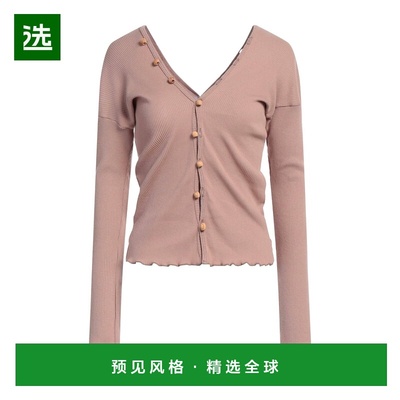 1h可退 香港直邮Baserange 女士 针织开衫 pink粉色 舒适时尚