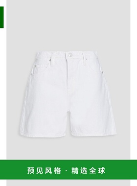 1h可退 香港直邮Frame Denim 女士 牛仔短裤 TESH728WHT white白