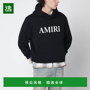 1h可退 香港直邮AMIRI 男士针织衫 AMJYHD1049CO001 SS2026 黑色
