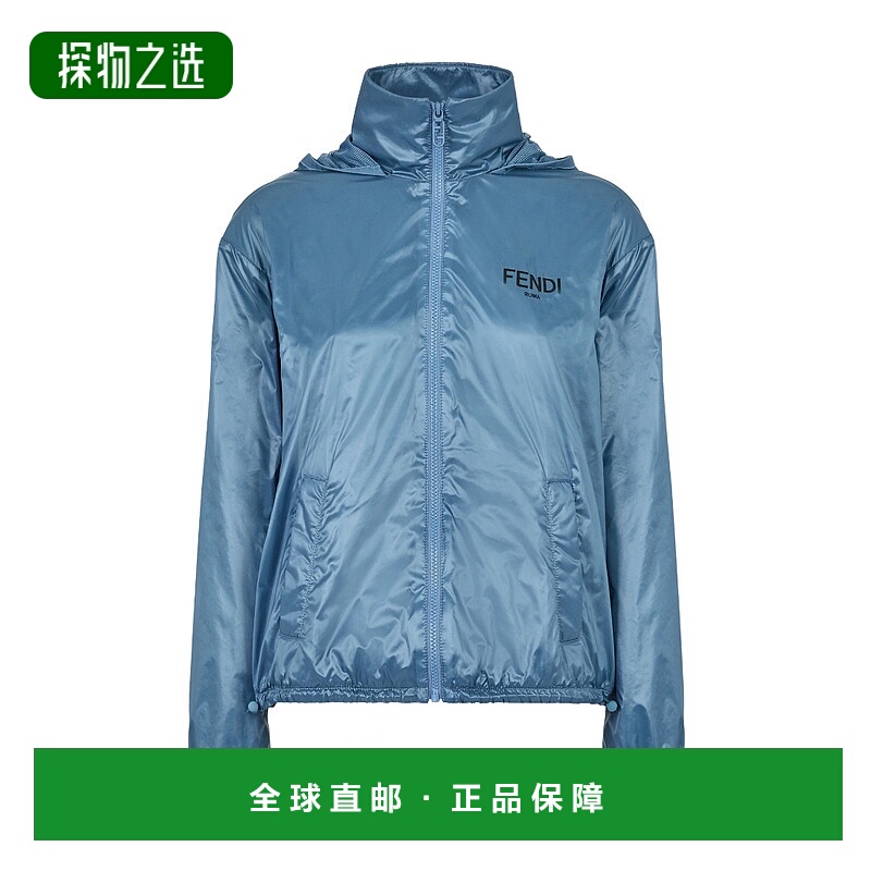 香港直邮Fendi 高领连帽夹克 FAN087AK8S