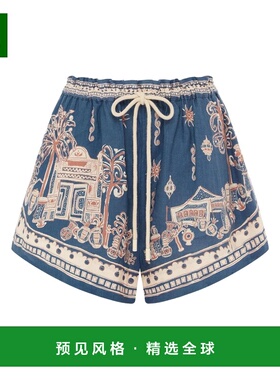 1h可退 香港直邮ALEMAIS 女士 ACACIA 短裤 6205P blue蓝色 舒适