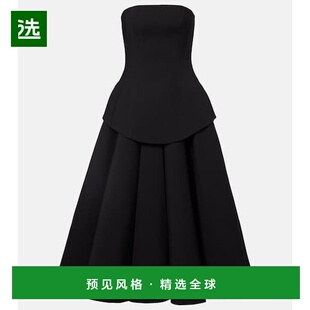 1h可退 香港直邮SOLACE LONDON 女士 Ada crêpe 抹胸中长连衣裙