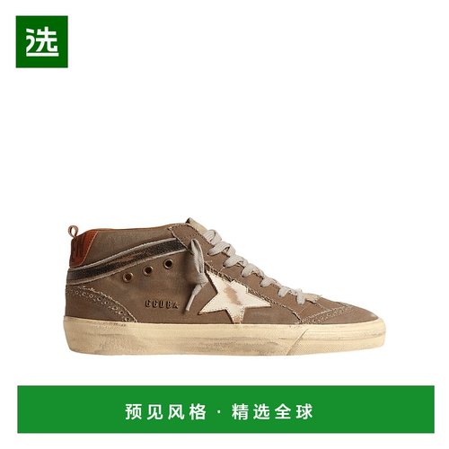 1h可退 香港直邮Golden Goose Deluxe Brand Mid Star徽标休闲运