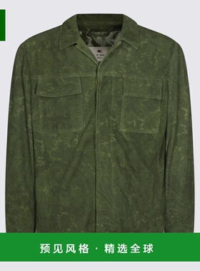 1h可退 香港直邮ETRO 男士夹克 MROA0022AP416V5520 SS2026 绿色