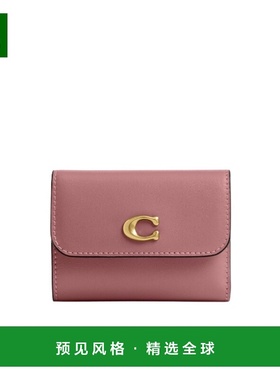 香港直邮COACH 女士钱包 CZ111B4PY SS2026 粉红色 logo卡包钱包