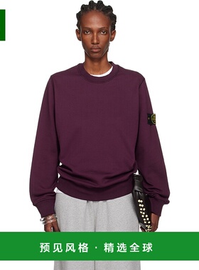 1h可退 香港直邮Stone Island 石头岛 女士 紫色 6100060 Organic