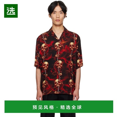 1h可退 香港直邮Wacko maria 男士 黑色 & 红色 56 Tattoo Studio