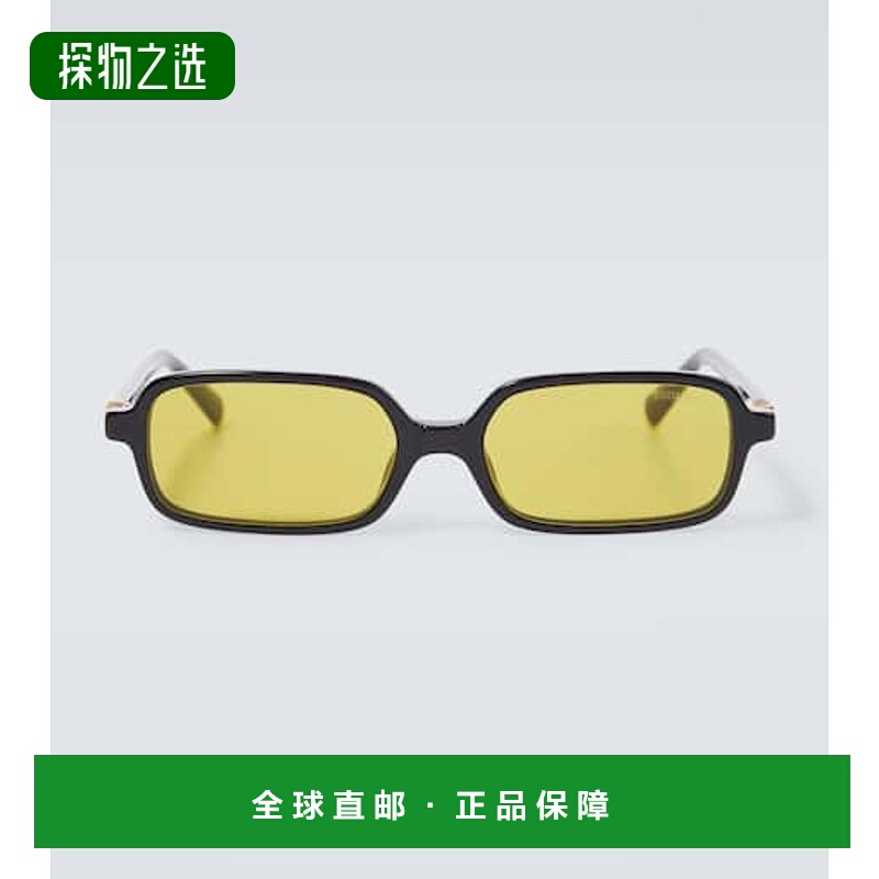 1h可退 香港直邮Miu Miu 缪缪 男士 Miu Regard 矩形太阳眼镜
