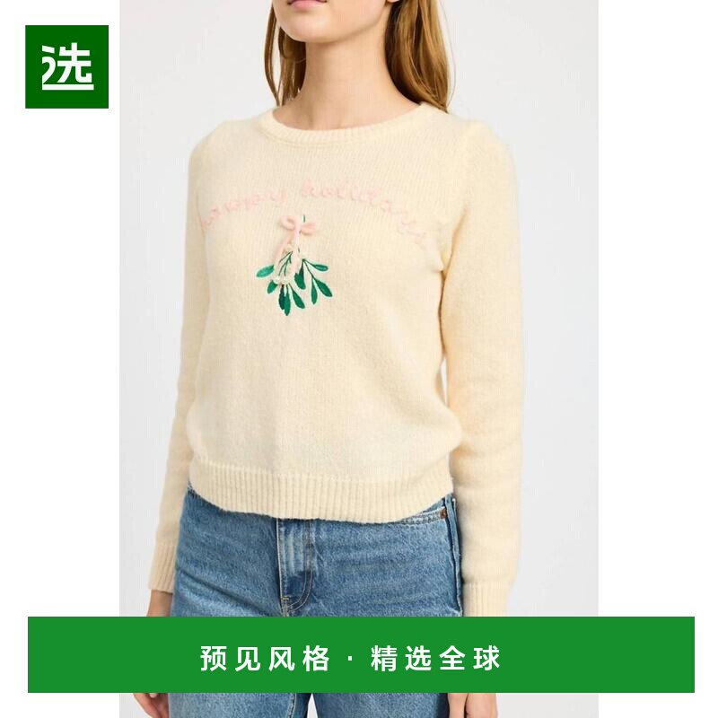 1h可退 【美国直邮】en saison 女士 毛衣长袖针织衫