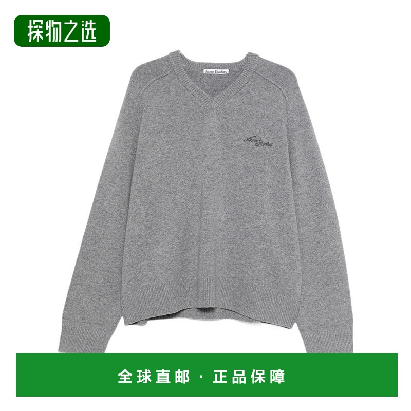 香港直邮Acne Studios V领羊毛衫 B60384长袖毛衣