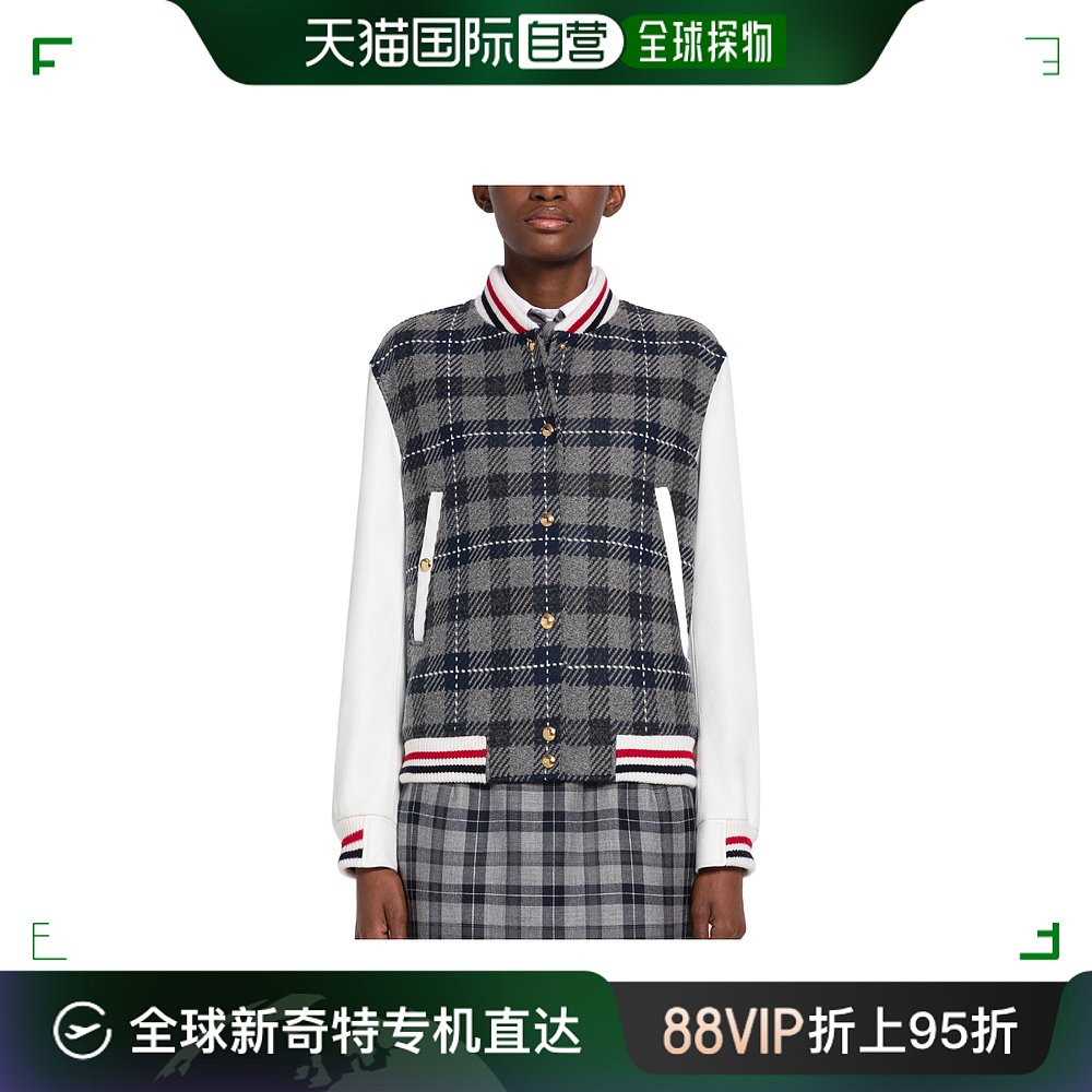 香港直邮Thom Browne 格子棒球服 FBC809CF0050