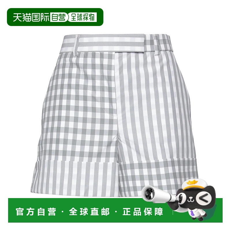 1h可退 香港直邮Thom Browne 汤姆·布朗 女士 短裤 grey灰色 舒