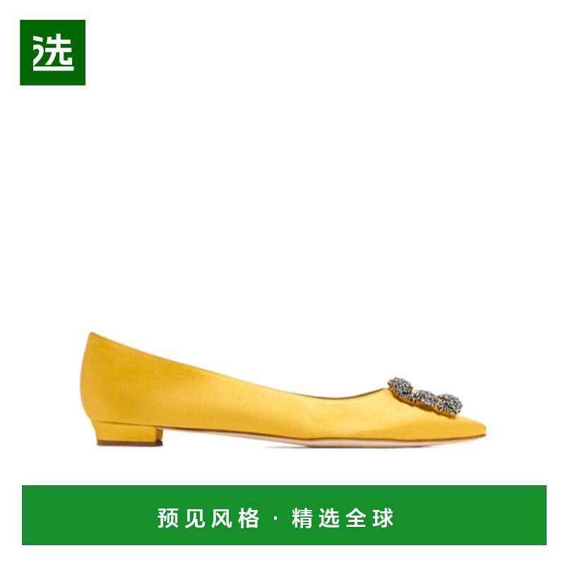 香港直邮Manolo Blahnik 尖头平底鞋 73I-0C4009一脚蹬
