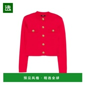 香港直邮BALMAIN 红色 SS2026 女士针织衫 GF1KL000KJ434PK