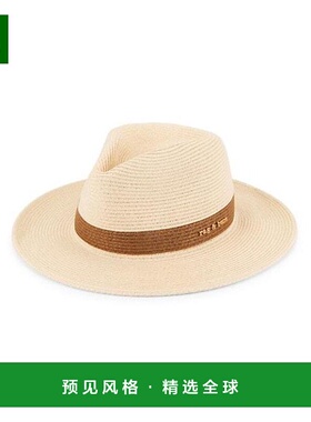 1h可退 【美国直邮】rag bone City Straw Fedora 帽子 个性时尚