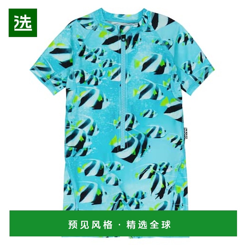 1h可退 香港直邮Molo 婴儿 Neka 印花防晒泳衣童装 colorful花色