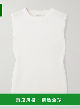 1h可退 香港直邮Simkhai 女士 Hanson 羊绒背心 4252230KIVORY