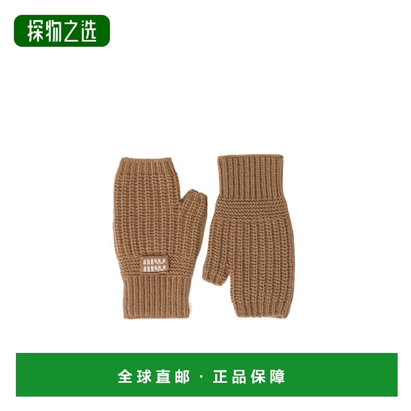 香港直邮Miu Miu 羊毛羊绒手套 5GG2022F8S