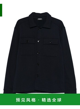 香港直邮DONDUP 男士衬衫 UC355KF0196UXXXDU890 AW2025 蓝色