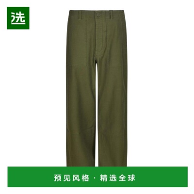 香港直邮R13 女士休闲裤 WR077R109B AW2025 绿色 Jeans