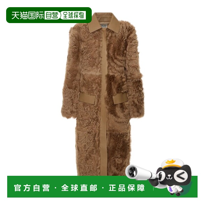 香港直邮Toteme 尖领长袖皮草 79I-YNP004