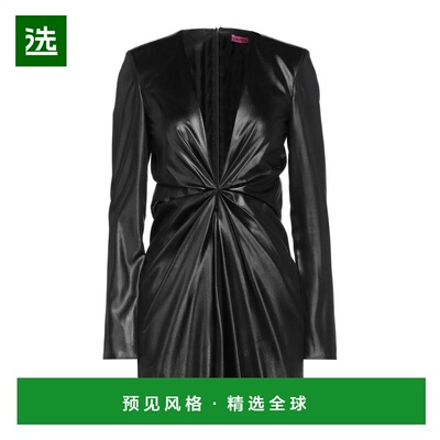 1h可退 【美国直邮】GAUGE81 女士  连衣裙长袖缎面 修身时尚 优