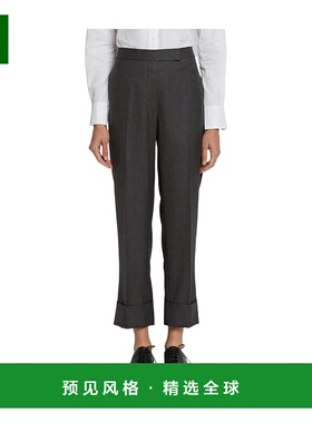 香港直邮Thom Browne 翻边休闲裤 FTC337A00626羊毛直筒裤