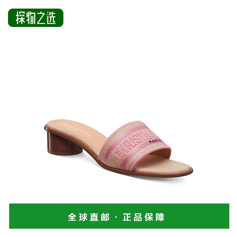 1h可退 欧洲直邮Dior/迪奥 女士Dway iviera高跟穆勒鞋女鞋