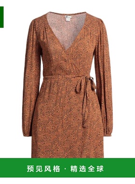 【美国直邮】Billabong女士连衣裙长袖修身时尚优雅自然舒适百搭